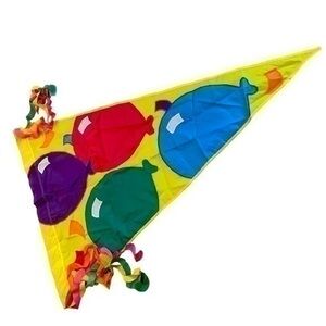 Large colorful birthday flag
